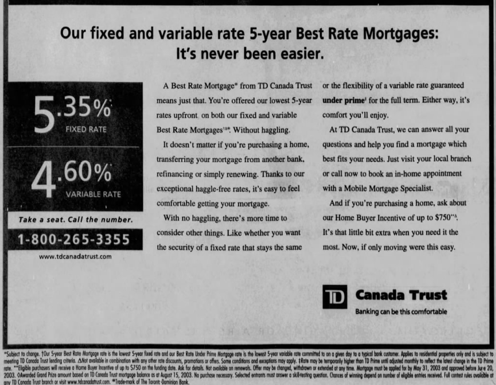 TD Best Rate Mortgage