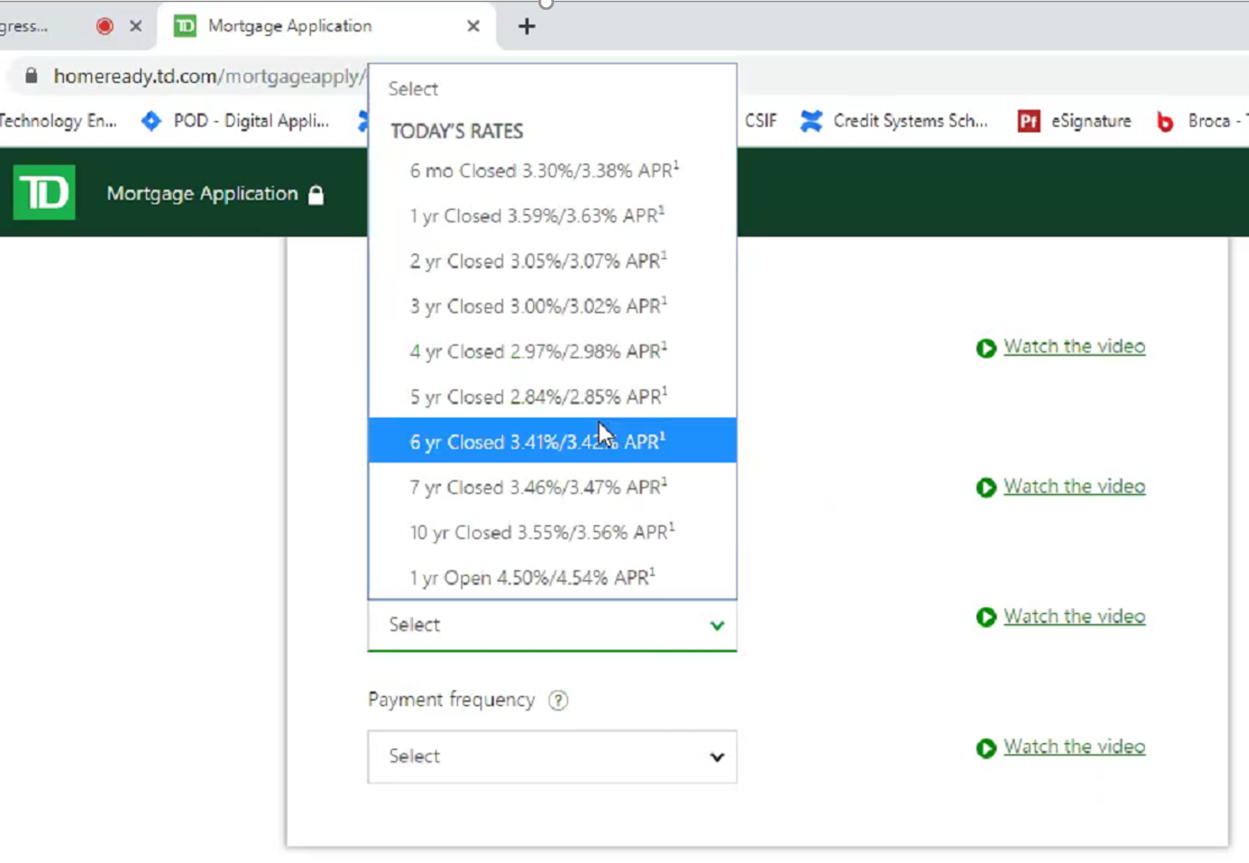 TD Digital Mortgage Rates